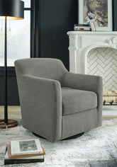 Orleans Furniture - Ashley Furniture - Bradney Swivel Accent Chair - Swivel Accent Chair / Tumbleweed - A3000323