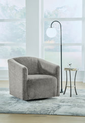 Orleans Furniture - Ashley Furniture - Bramner Accent Chair - Swivel Accent Chair / Charcoal - A3000330