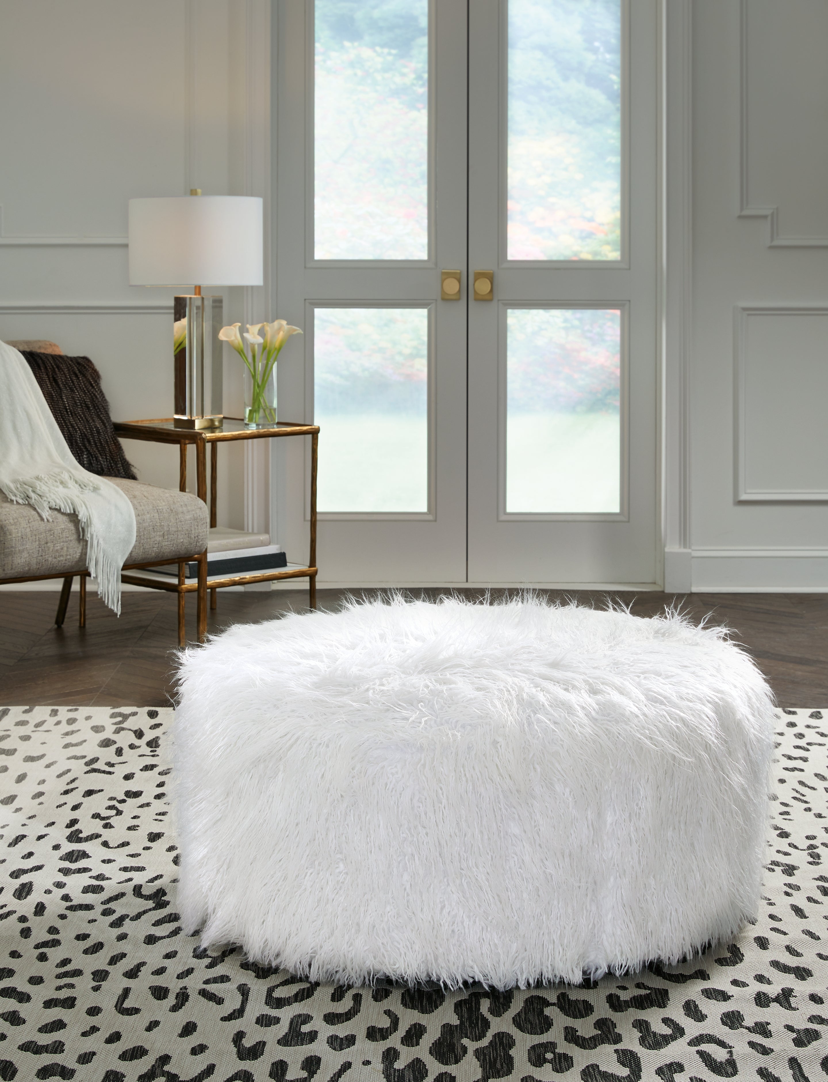 Orleans Furniture - Ashley Furniture - Galice Living Room - Oversized Accent Ottoman / Light Gray - A3000333