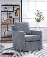 Orleans Furniture - Ashley Furniture - Nenana Next-Gen Nuvella Swivel Glider Accent Chair - Swivel Glider Accent Chair / Stone - A3000644