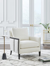 Orleans Furniture - Ashley Furniture - Ardenworth Accent Chair - Accent Chair / Black/Ivory - A3000647