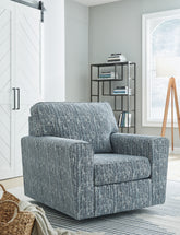 Orleans Furniture - Ashley Furniture - Aterburm Swivel Accent Chair - Swivel Accent Chair / Twilight - A3000649