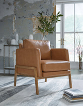 Orleans Furniture - Ashley Furniture - Numund Accent Chair - Accent Chair / Caramel - A3000670