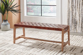 Orleans Furniture - Ashley Furniture - Lemmund Accent Bench - Accent Bench / Natural/Brown / 48"W x 16"D x 18"H - A3000682