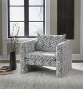 Orleans Furniture - Ashley Furniture - Kenbell Accent Chair - Accent Chair / Black/White - A3000705