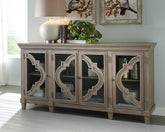 Orleans Furniture - Ashley Furniture - Fossil Ridge Accent Cabinet - Accent Cabinet / Gray - A4000037