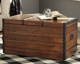 Orleans Furniture - Ashley Furniture - Kettleby Storage Trunk - Storage Trunk / Brown - A4000096