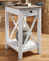 Orleans Furniture - Ashley Furniture - Adalane Accent Table - Accent Table / White/Gray - A4000374
