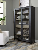 Orleans Furniture - Ashley Furniture - Lenston Accent Cabinet - Accent Cabinet / Black/Gray - A4000507