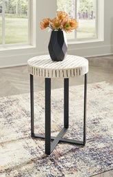 Orleans Furniture - Ashley Furniture - Crewridge Accent Table - Accent Table / Black/Cream - A4000530