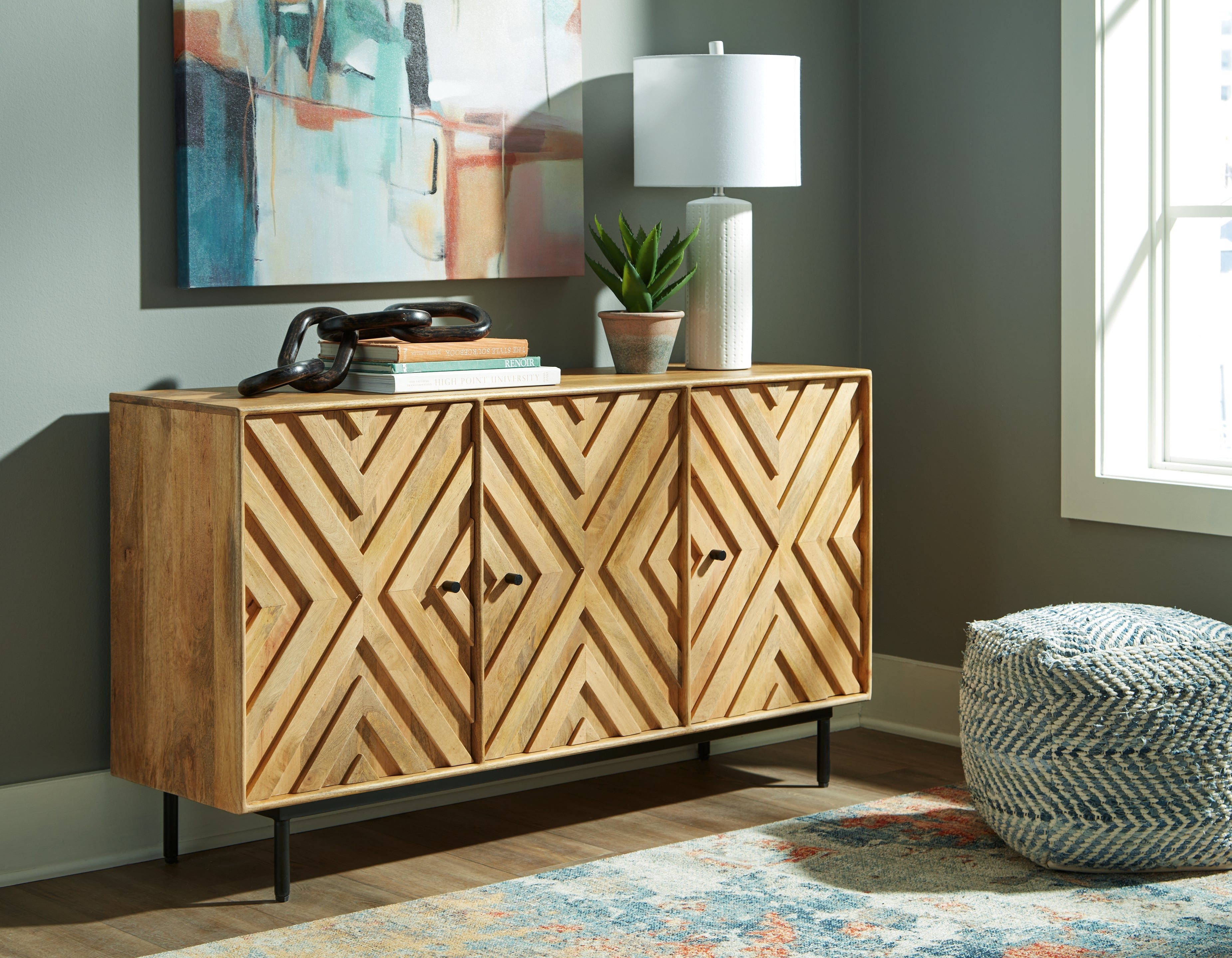 Orleans Furniture - Ashley Furniture - Cadewick Accent Cabinet - Accent Cabinet / Natural - A4000570