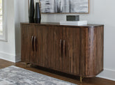 Orleans Furniture - Ashley Furniture - Amickly Accent Cabinet - Accent Cabinet / Dark Brown - A4000571
