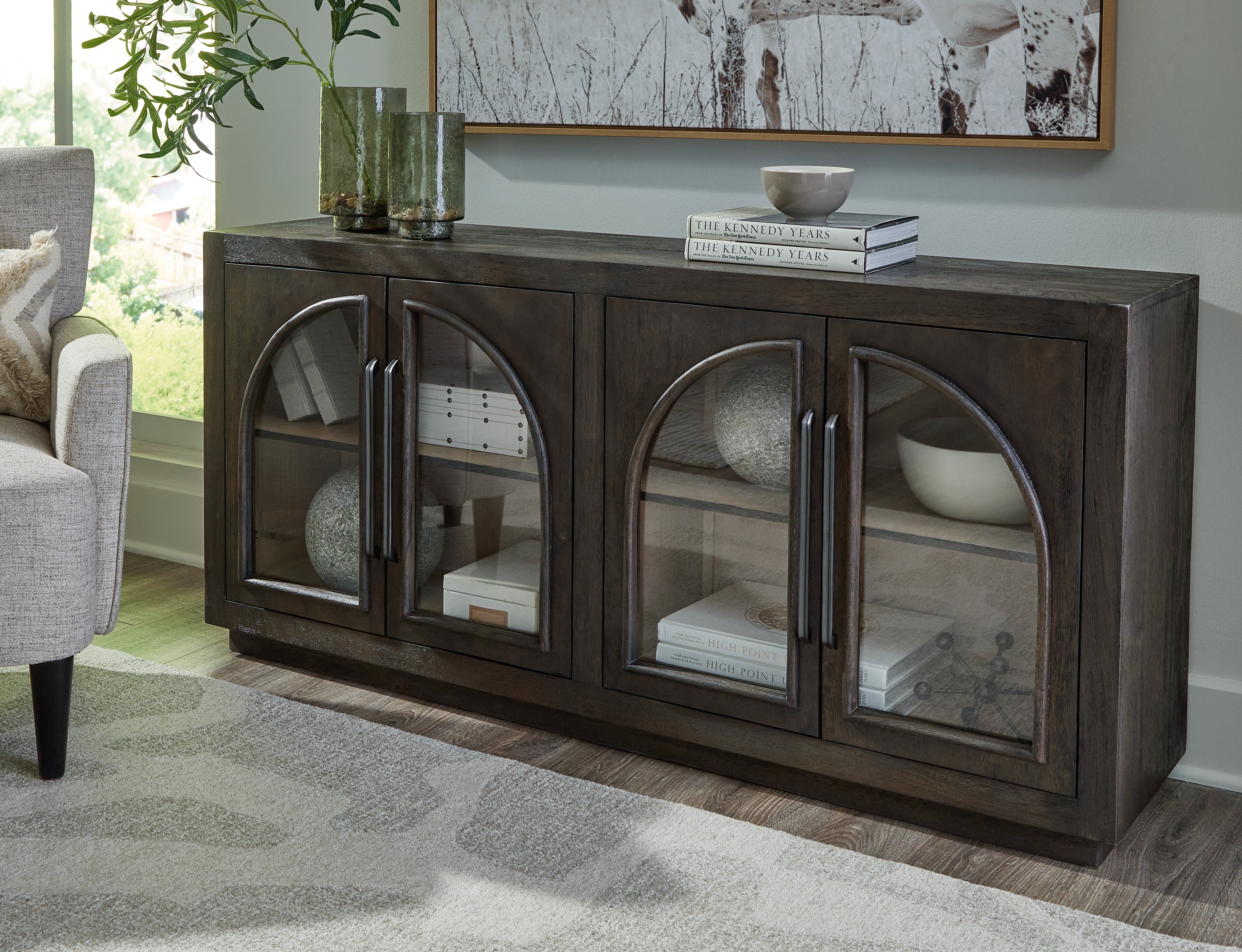 Orleans Furniture - Ashley Furniture - Dreley Accent Cabinet - Accent Cabinet / Grayish Brown - A4000586