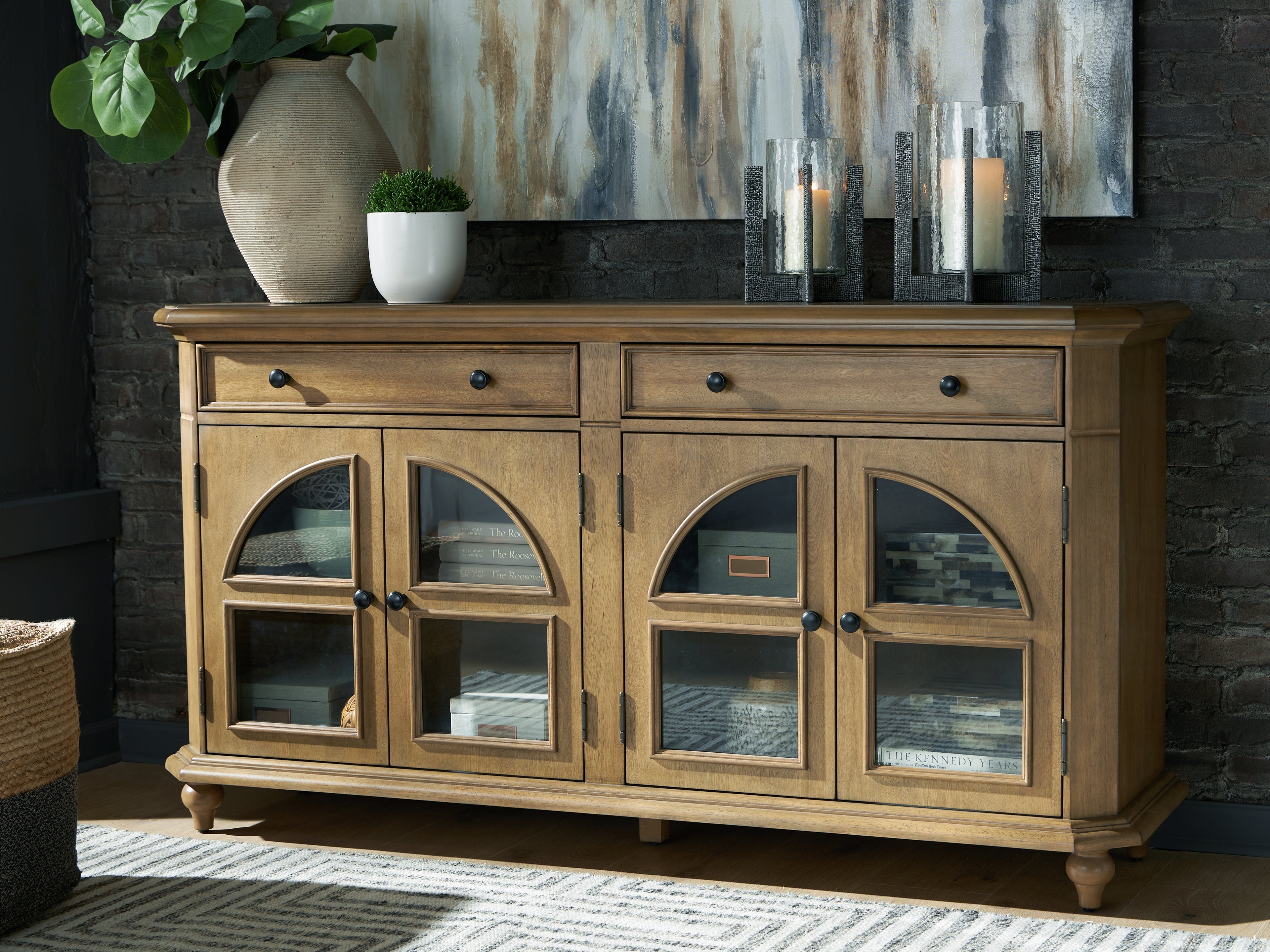 Orleans Furniture - Ashley Furniture - Barlomore Accent Cabinet - Accent Cabinet / Brown - A4000597
