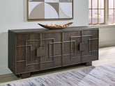 Orleans Furniture - Ashley Furniture - Cato Accent Cabinet - Accent Cabinet / Dark Brown - A4000682