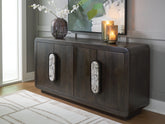 Orleans Furniture - Ashley Furniture - Elliston Accent Cabinet - Accent Cabinet / Espresso Brown - A4000683