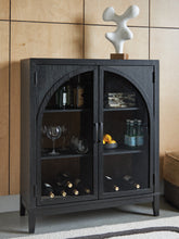 Orleans Furniture - Ashley Furniture - Armenleigh Accent Cabinet - Bar Cabinet / Black/Brown - A4000702