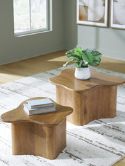 Orleans Furniture - Ashley Furniture - Abeford Accent Coffee Table (Set of 2) - Accent Cocktail TBL Set (Set of 2) / Brown - A4000711