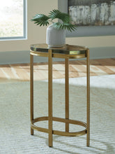 Orleans Furniture - Ashley Furniture - Porterville Accent Table - Accent Table / Gold Finish - A4000716