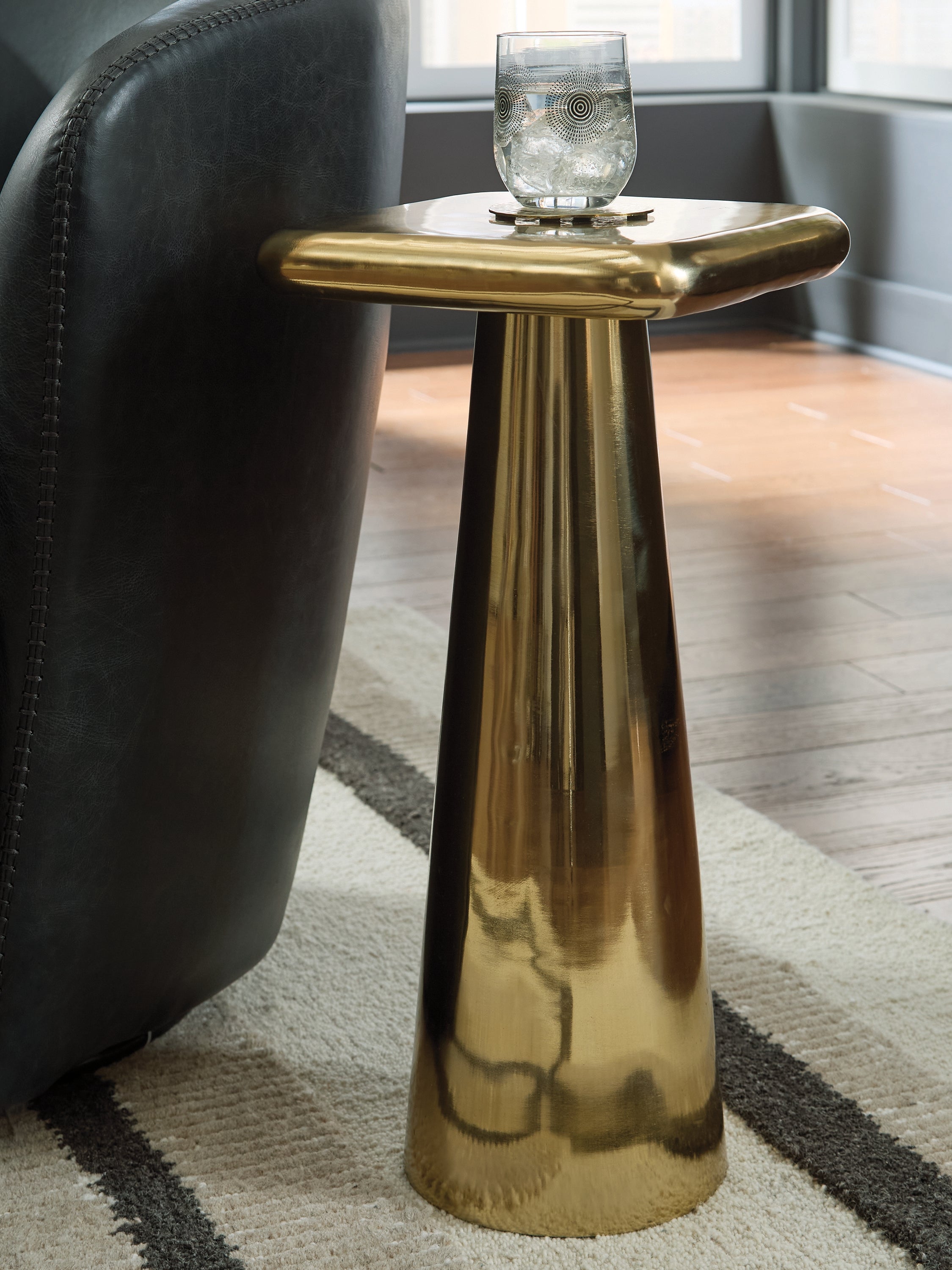 Orleans Furniture - Ashley Furniture - Dallenburg Accent Table - Accent Table / Gold Finish - A4000717