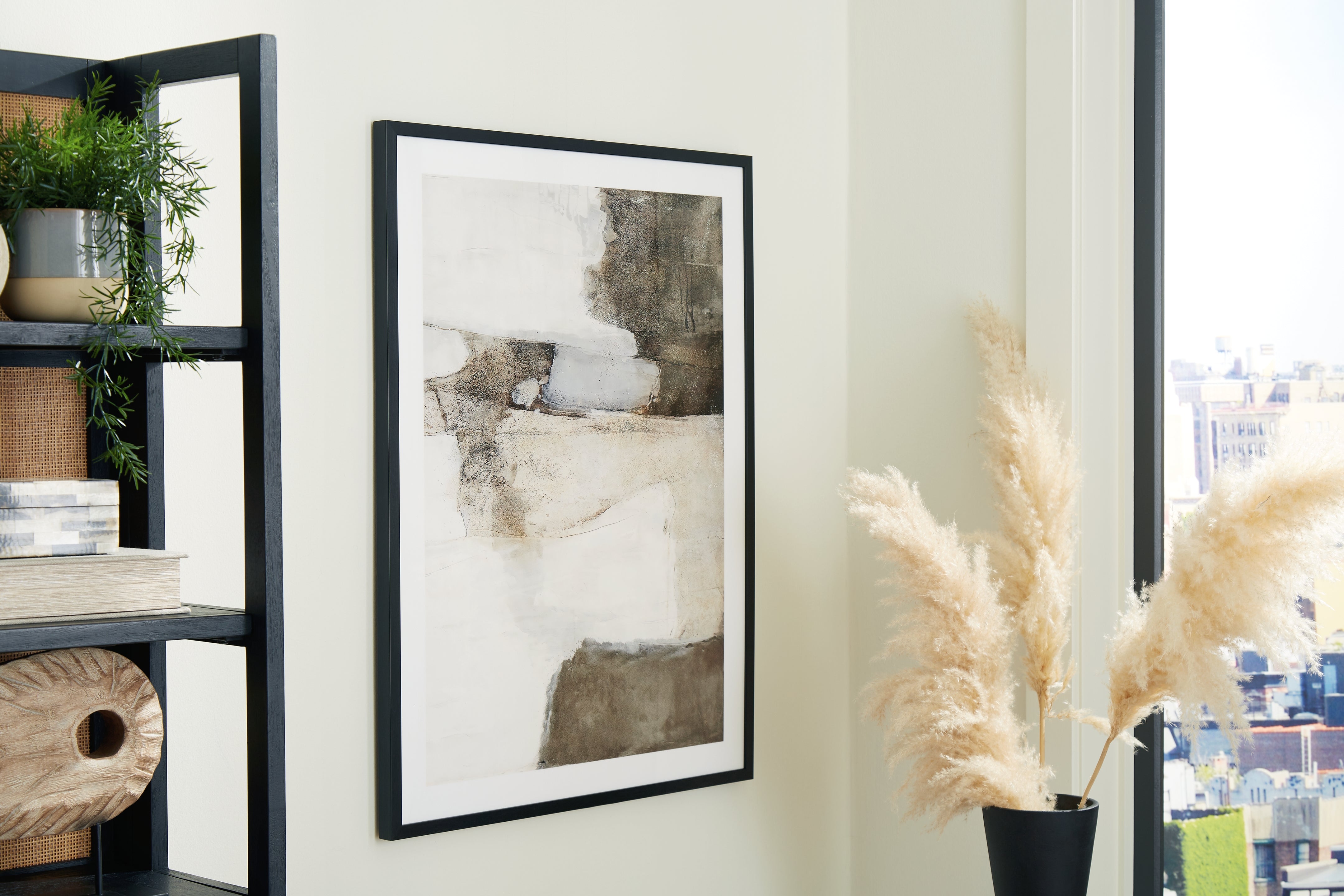 Orleans Furniture - Ashley Furniture - Aldricton Wall Decor - Wall Art / Brown/White - A8000406