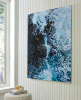 Orleans Furniture - Ashley Furniture - Clemick Wall Decor - Wall Art / Turquoise - A8000422