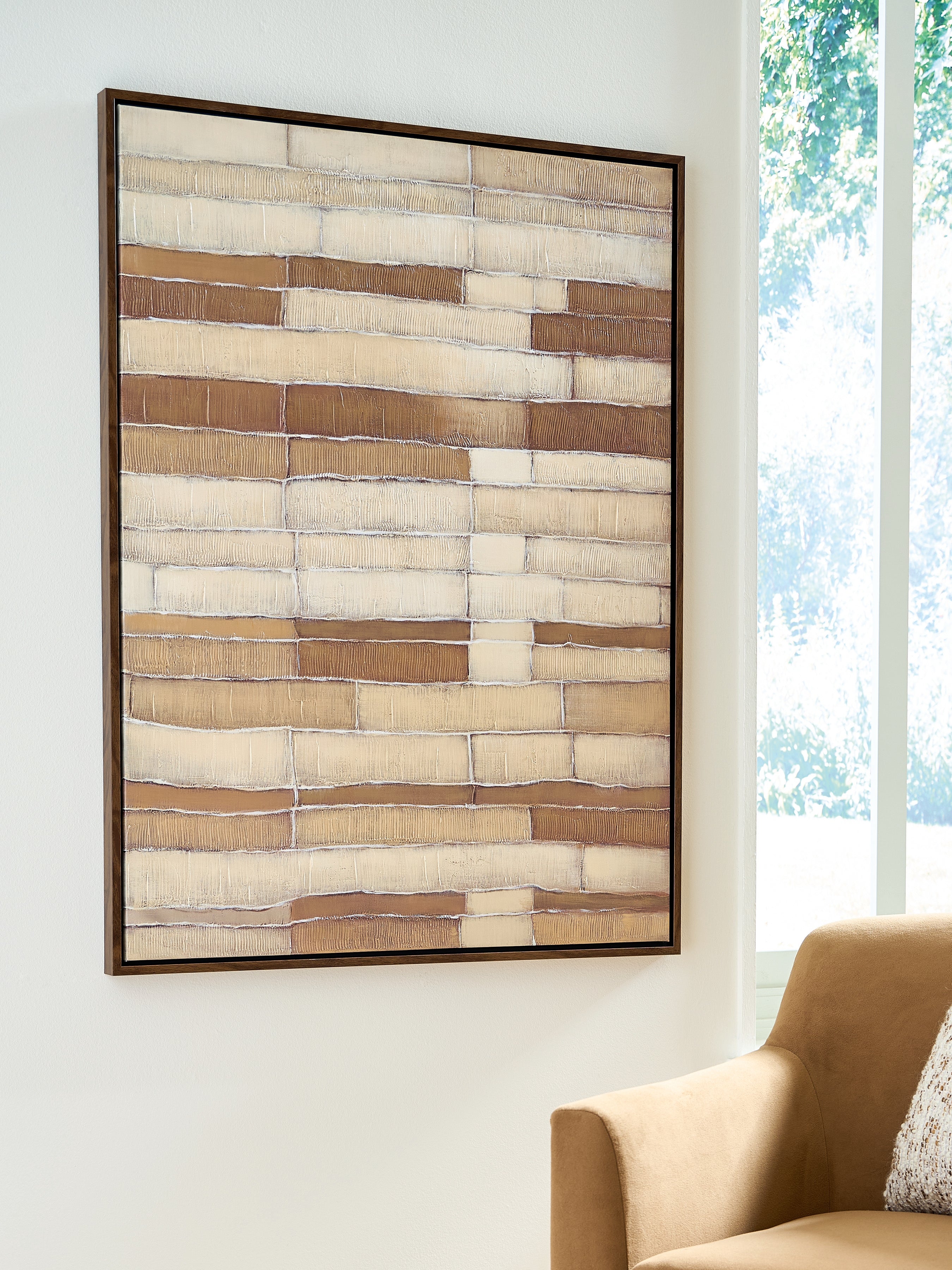 Orleans Furniture - Ashley Furniture - Kalanmore Wall Decor - Wall Art / Brown/Tan/White - A8000460