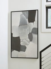 Orleans Furniture - Ashley Furniture - Adilson Wall Decor - Wall Art / White/Gray/Black - A8000463