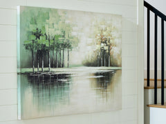Orleans Furniture - Ashley Furniture - Garlenridge Wall Decor - Wall Art / Green/Tan/White - A8000470