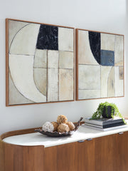 Orleans Furniture - Ashley Furniture - Bexlen Wall Decor - Wall Art Set (Set of 2) / Tan/Taupe/Black - A8000498