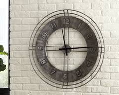 Orleans Furniture - Ashley Furniture - Ana Sofia Wall Decor - Wall Clock / Antique Gray - A8010068