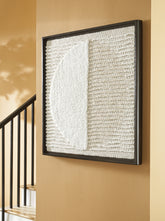 Orleans Furniture - Ashley Furniture - Bachard Wall Decor - Wall Decor / Tan/White - A8010330