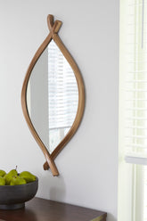 Orleans Furniture - Ashley Furniture - Bartner Mirror - Accent Mirror / Antique Gold Finish - A8010340
