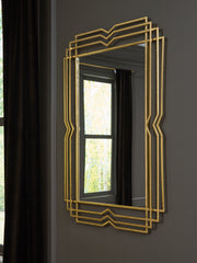 Orleans Furniture - Ashley Furniture - Claybrook Mirror - Accent Mirror / Gold Finish - A8010349