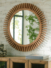 Orleans Furniture - Ashley Furniture - Tedwell Mirror - Accent Mirror / Brown - A8010410