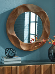 Orleans Furniture - Ashley Furniture - Aajon Mirror - Accent Mirror / Brown - A8010427