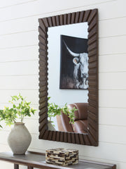 Orleans Furniture - Ashley Furniture - Advin Mirror - Accent Mirror / Dark Brown - A8010428
