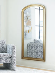 Orleans Furniture - Ashley Furniture - Fintan Mirror - Floor Mirror / Gold Finish - A8010436
