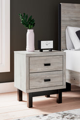 Orleans Furniture - Ashley Furniture - Vessalli Bedroom - Two Drawer Night Stand / Two-tone - B1036-92