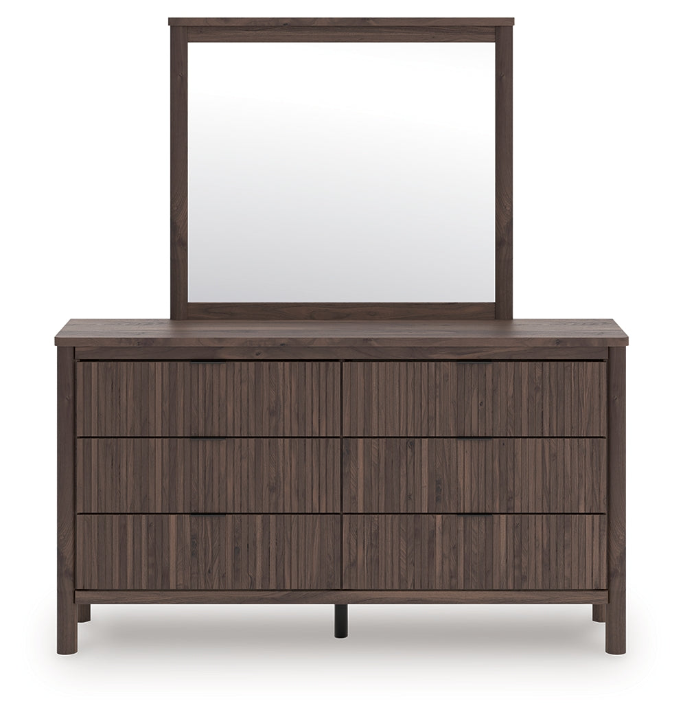 Orleans Furniture - Ashley Furniture - Pamytta Bedroom - Five Drawer Wide Chest / Brown - PCB2614-46