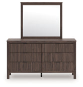 Orleans Furniture - Ashley Furniture - Pamytta Bedroom - Five Drawer Wide Chest / Brown - PCB2614-46