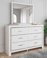 Orleans Furniture - Ashley Furniture - Altyra Bedroom - Queen Upholstered Bookcase Bed with Storage / White - B2640B19