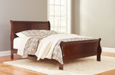 Orleans Furniture - Ashley Furniture - Alisdair Bedroom - King Sleigh Bed / Reddish Brown - B376B8