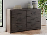 Orleans Furniture - Ashley Furniture - Prendonea Bedroom - Six Drawer Dresser / Charcoal - B3789-31