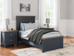Orleans Furniture - Ashley Furniture - Landocken Bedroom - Queen Panel Bed / Brown/Blue - B414B10