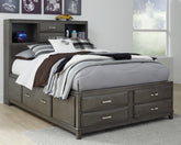 Orleans Furniture - Ashley Furniture - Caitbrook Bedroom - California King Storage Bed with 8 Drawers / Gray - B476B7