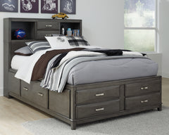 Orleans Furniture - Ashley Furniture - Caitbrook Bedroom - California King Storage Bed with 8 Drawers / Gray - B476B7