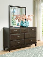 Orleans Furniture - Ashley Furniture - Vanmore Bedroom - California King Storage Bed / Dark Brown - B479B7