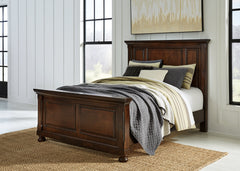 Orleans Furniture - Ashley Furniture - Porter Bedroom - King Panel Storage Bed / Rustic Brown - B697B44