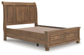 Orleans Furniture - Ashley Furniture - Feddinger Bedroom - California King Sleigh Bed / Medium Brown - PCB779B16